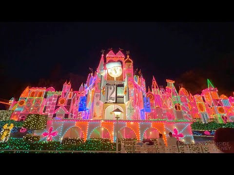 [4K] FULL "it's a small world" Holiday 2023 at Disneyland Park! - Christmas Seasonal Overlay