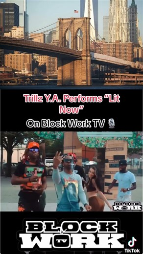 👀🎤 Brooklyn Rapper Trillz Y.A. Performed #LITNOW on BlockWork TV — “Eternity” Story About to Unfold!