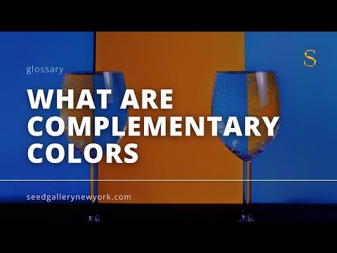 Complementary Colors Explained | Seed Gallery #glossary #art #artist #complementarycolors