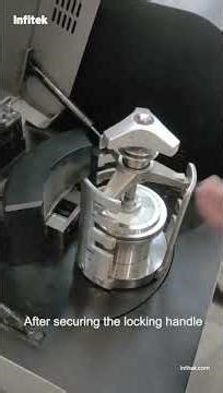 Planetary Grinding Mill PBM-G6P Grinding Jar Installation and Operation Video