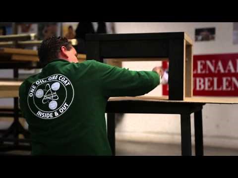 Rubio Monocoat Precolor Easy and Oil Plus 2C application on furniture (manual)