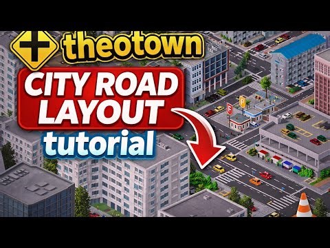 TheoTown City Road Layout Tutorial | Build Realistic & Efficient Road Networks (Beginner to Pro)
