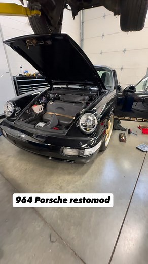 Would you rather have a custom interior or a rowdy 3.8L engine in your Porsche?? 🤔 This one has both 😎 Contact Olsen to learn more 👇 #porscherestoration #porsche #olsenmotorsports #restomod #porsche964 | Olsen Motorsports