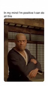 I can battle 1000 men on my own for SURE #matrix #neo #morpheus #moviememes #ebaumsworld | eBaum's World