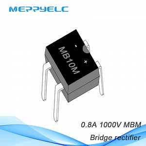 [Hot Item] MB10F  Single Phase 1.0Amp Glass passivated Bridge Rectifiers