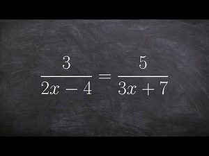 Learning the easy way to solve a a rational equation by using the LCD