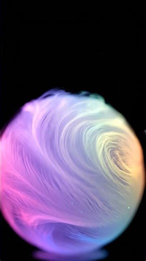 Mesmerizing Rainbow Smoke Orb | Macro Cinematic ASMR 8K