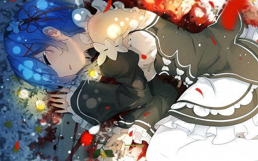 Wallpaper Engine动态无缝循环壁纸 - 雷姆Rem -《死》