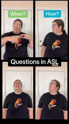 ❓ How to sign how, when, which, how-many times question words in ASL | ASL Essentials