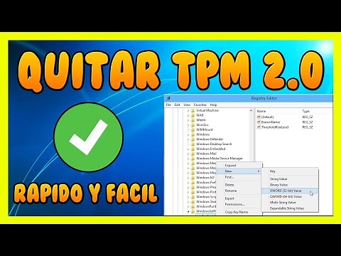 ✅ COMO DESACTIVAR EL TPM PARA INSTALAR WINDOWS 11 (RAPIDO Y FACIL)