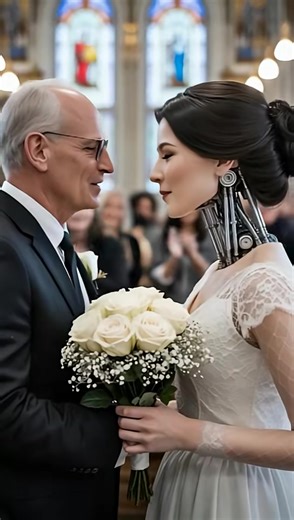 7.7K views · 90 reactions | Female robot gets married to love of her life #robot #robotics #l... | Future Technology News York | Facebook