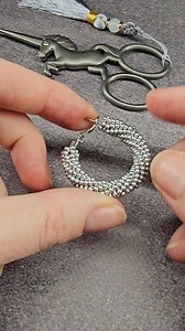 Follow for daily #beading 📿 #kobzarbeads #beadwork #beadweaving #erring | Kobzar beads Handmade Studio