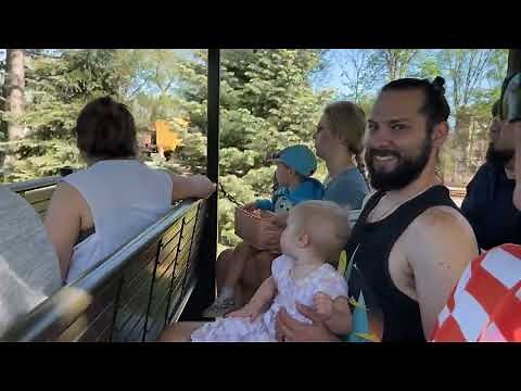 Taking a tour of Greenfield Village on the Thomas the Tank Engine!