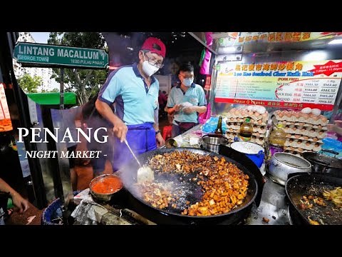 Penang Macallum Night Market ~ Penang Famous Street Food ~ Pasar Malam ~ Malaysia Street Food