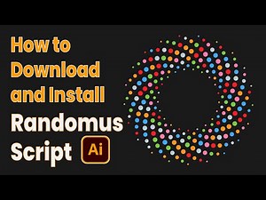 How To Install & Use Randomus Script In Adobe Illustrator | Illustrator scripts
