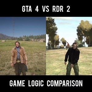 3.8K views · 46 reactions | GTA IV vs Red Dead Redemption 2 - Comparison | The Game Debugger | Facebook