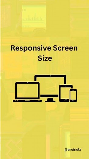Responsive screen sizes in css | css tips #css
