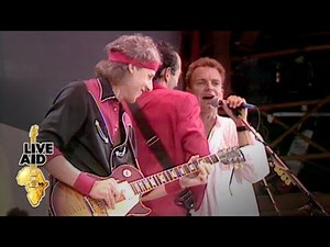 Money For Nothing ღ Live Aid 1985 * Dire Straits 'n Sting * VIEW in 720p HD
