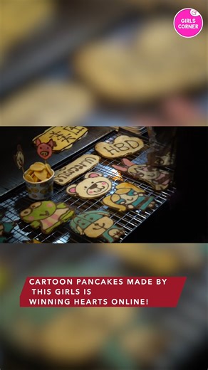 Cartoon pancakes made by this girls is winning hearts online! | Girls Corner