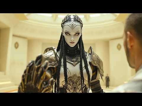 Confident She Could Defeat the Human Warrior, the Alien Woman Soon Discovered Her Error.!