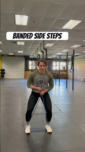 Banded Side Steps: Strengthen Hips & Glutes