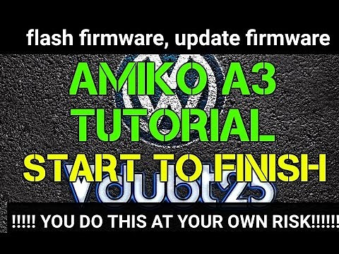 [ How-To ] Amiko A3 - start to finish