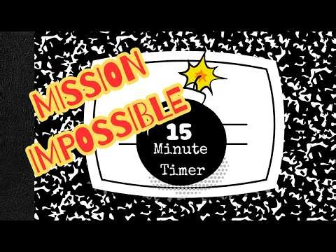 15 Minute Timer Bomb MISSION IMPOSSIBLE Classroom Timer