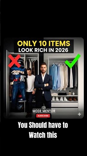 10 Wardrobe Essentials for Men/Women in 2026 #fashion #guide
