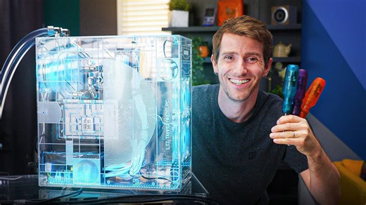 The all transparent gaming setup