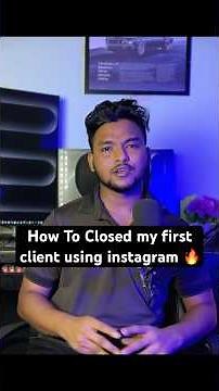 How to closed my first client using instagram 🔥 #freelancesuccess #coldmessage #freelancingtips