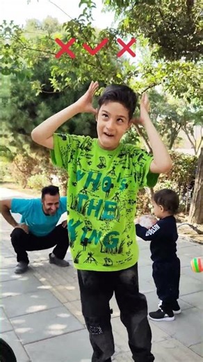 Fun Father Son Competition in the Park