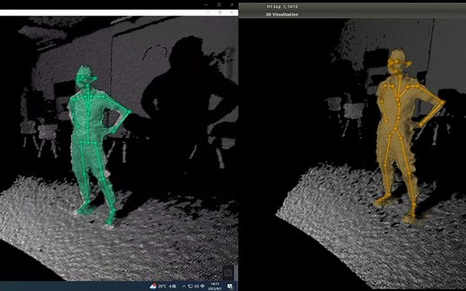 高精度人体3D骨架算法【对标微软Azure Kinect 第三代骨架算法】