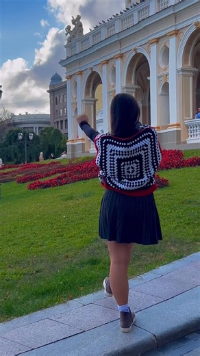Elisa in Black and White crochet vest. would you crochet it for yourself or somebody you love very much? Crochet patterns 👉 tscrochetdesign.com . Models @elizaabeth.kret Pattern @tscrochetdesign Yarn @knit_picks Reel creator @art_skalozub . . . . #CrochetAddict, #YarnLife, #CardiganPattern, #DIYCardigan, #CrochetCommunity, #CrochetTutorial, #CrochetHowTo, #CrochetInstructions, #LearnToCrochet, #CrochetTips, #CrochetLesson, #CrochetGuide, #CrochetForBeginners, #CrochetVideo, #CrochetEducation, #