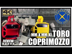 X-Transbots MM-X MM-XI TORO & COPRIMOZZO Transformers Masterpiece Cliffjumper & Hubcap