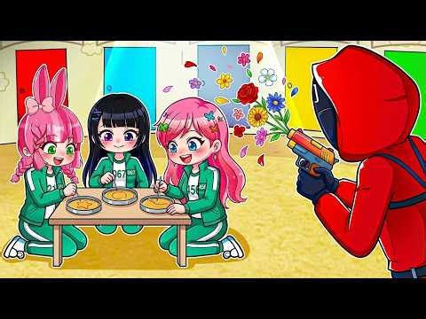 SQUID GAME START! Anna x Lisa x Pinki Lạc Vào Trò Chơi Con Mực | Gacha Life x Gacha Club