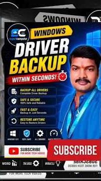 Backup Drivers in Seconds CMD Trick No Software Required #banker #ranchi #technology #techlover