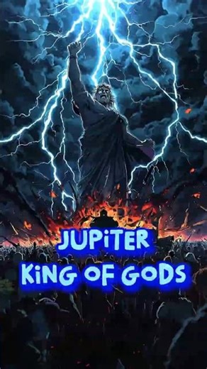 Jupiter: King of the Gods Explained in 30 Seconds! #shorts