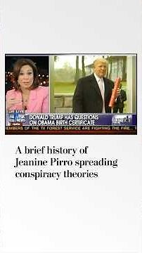 Jeanine Pirro pushed conspiracy theories for years on Fox