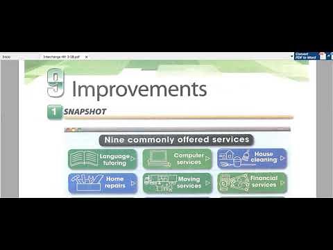 Interchange Book 3 - Unit 9 [Improvements]