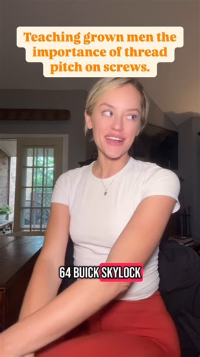 Alexandra McNamara on Instagram: "Let’s talk about something no one teaches you until you’ve already messed it up: thread pitch. Thread pitch is the space between the threads on a screw—and it totally changes how that screw behaves. You know how some screws bite in fast and aggressive, and others take forever but lock in tight? That’s thread pitch. Coarse thread screws have fewer threads per inch. They’re made to grab quickly—especially in wood, plastic, or other soft materials. They’re fast. Ag