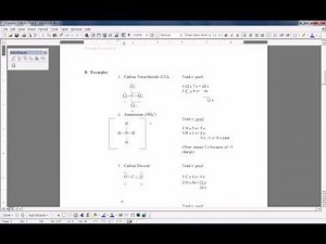 Drawing Lewis Dot Structures