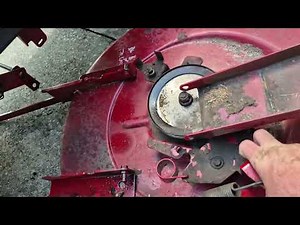 How to replace drive belt, blade belt, and oil on 30" Craftsman riding mower