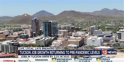 Tucson job market rebounds from the pandemic