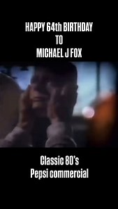 Happy Birthday to legend Michael J Fox ….. 64 years old today. Loved his old Pepsi commercials from back in the 80’s. :: :: :: :: :: :: :: :: #michaeljfox #80snostalgia #backtothefuture #martymcfly #pepsicommercial #teenwolf #lovethe80s | Movie Scenes and Stills