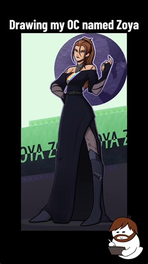 Drawing Zoya (OC) #art #originalcharacter