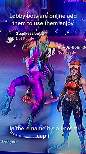 Lobby bots are now online… #fyp #fortnite #fy