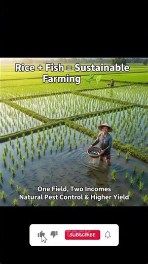 Integrated Rice - Fish Farming 🐟🌾
