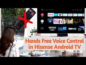 How to Enable Hands Free Voice Control in Hisense Android TV? #A6serices, #tv,#handsfreevoicecontrol