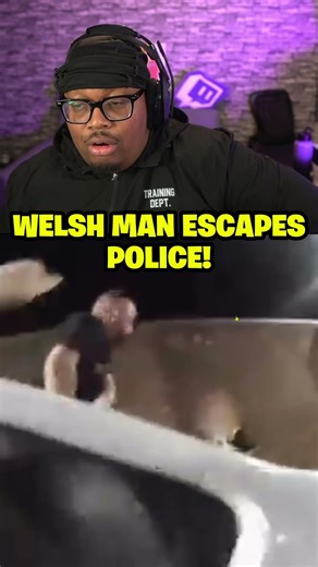 WELSH MAN ESCAPES POLICE 🤣🔥👮‍♂️