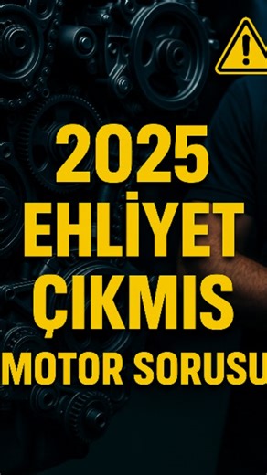 2026 Güncel Ehliyet Soruları on Instagram: "Ehliyet Sınav Soruları 2025 Motor hareketinin vites kutusuna iletilmesini sağlayan sistem aşağıdakilerden hangisidir? A) Marş B) Şarj C) Ateşleme D) Kavrama #ehliyetsınavı #motorbilgisi #soruçözümü"